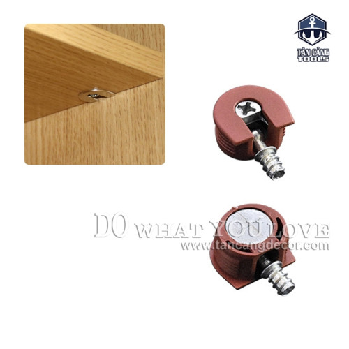 50 Ốc Cam Liên Kết Dạng Ngắn – Màu Nâu